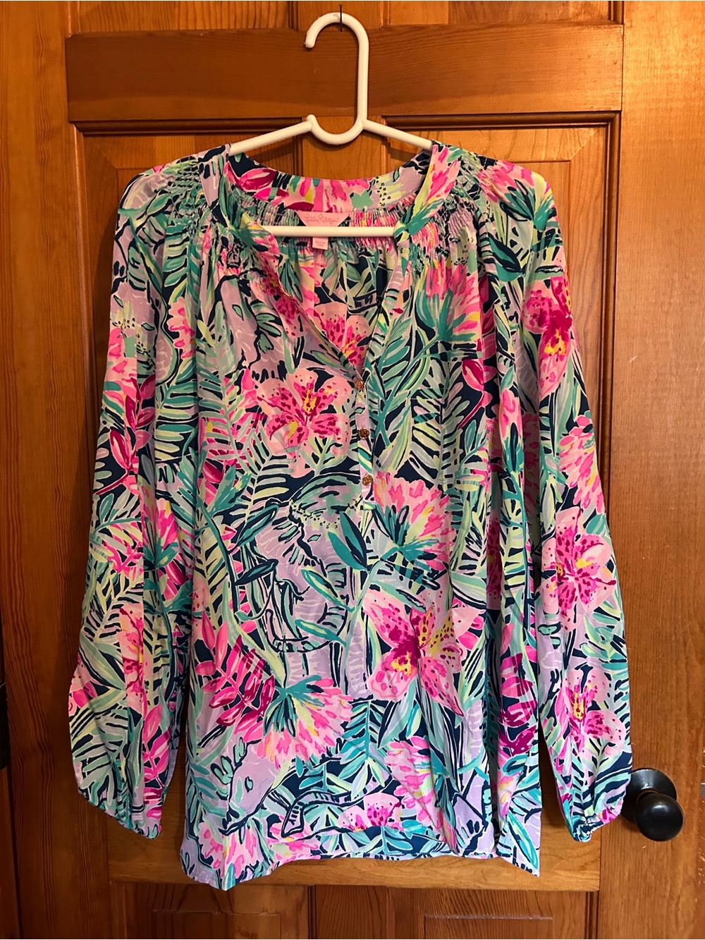 Lilly Pulitzer Elsa Blouse  Size XL